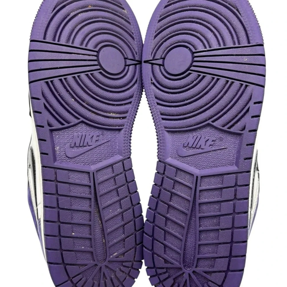 Nike Air Jordan 1 Low 'Court Purple' Sneakers (553560-125)